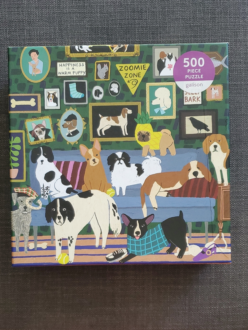 LOUNGE DOGS - 500-PIECE PUZZLE